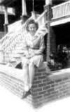 Mom, 1944 in from of their apartment in Atlantic City NJ.